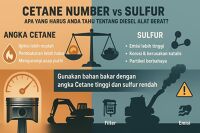 Cetane Number vs Sulfur Dalam Bahan Bakar Diesel Alat Berat